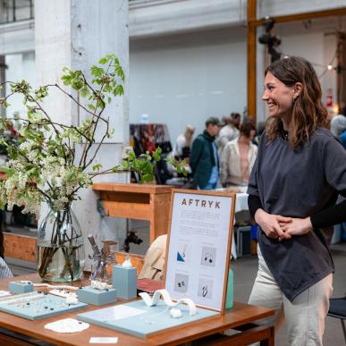 Kunstmarked i Rundbuehallen i Svendborg